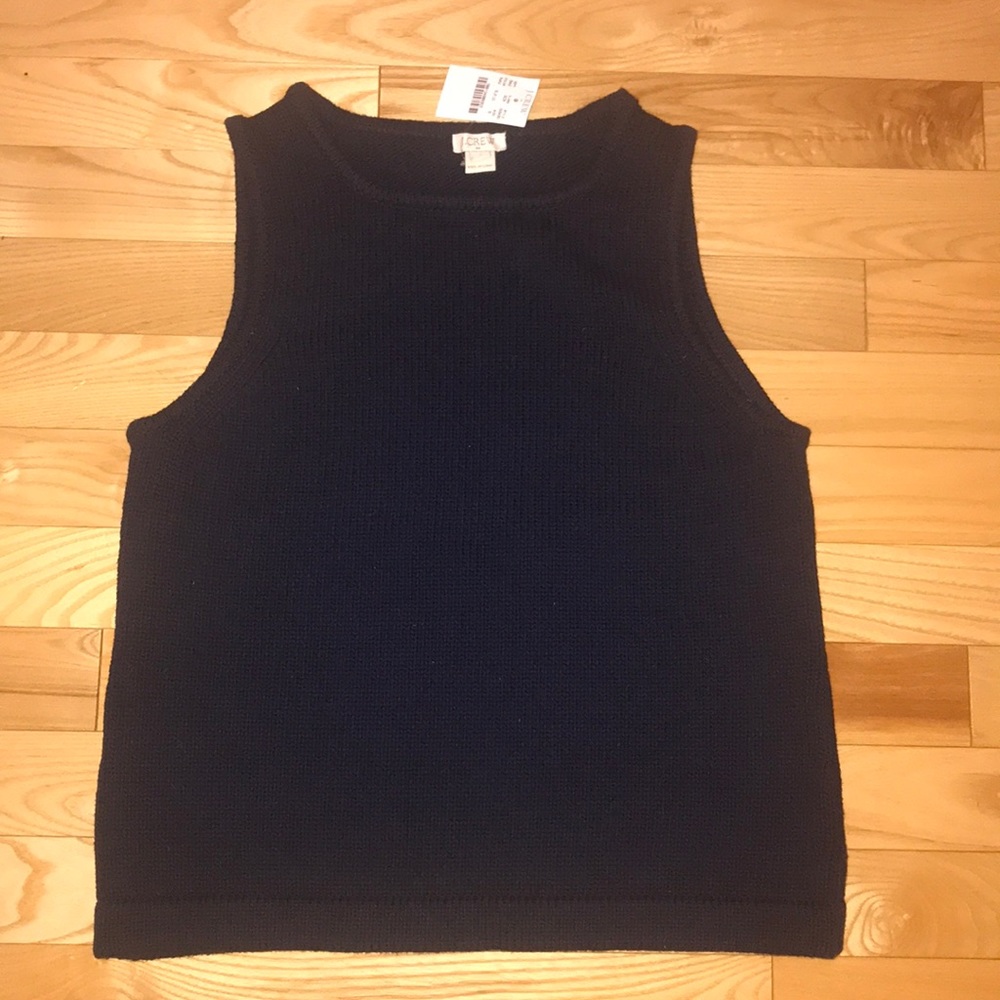 NWT J.Crew Factory Cotton Sweater Tank size S